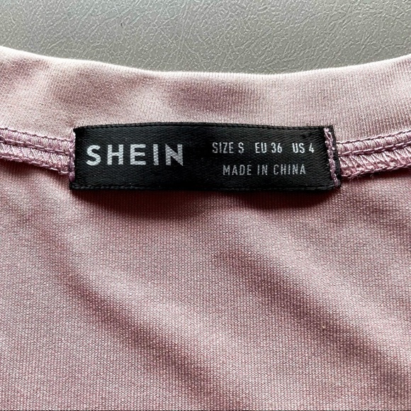 SHEIN Mauve V-Neck Tunic Top Size: Small - Picture 8 of 12
